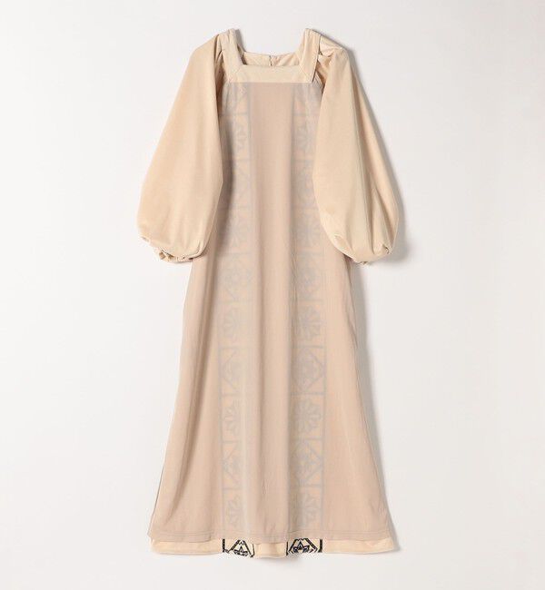 SHIPS any「bon_meur:〈洗濯機可能〉ベロア カットワーク ワンピース」|ワンピース|