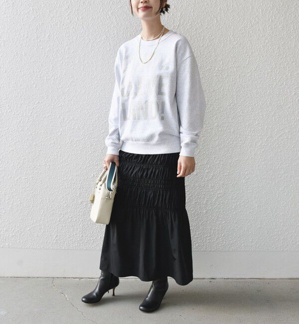 SHIPS for women「【SHIPS別注】Odub:〈手洗い可能〉メタリック ロゴ スウェット 24SS ◇」|スウェット・ジャージ|
