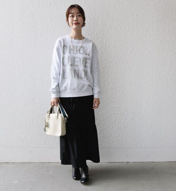 SHIPS for women「【SHIPS別注】Odub:〈手洗い可能〉メタリック ロゴ スウェット 24SS ◇」|スウェット・ジャージ|