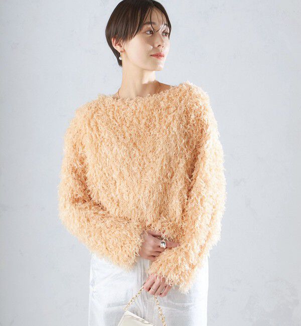 SHIPS for women「〈手洗い可能〉フェザー ヤーン プルオーバー 24SS ◇」|プルオーバー|