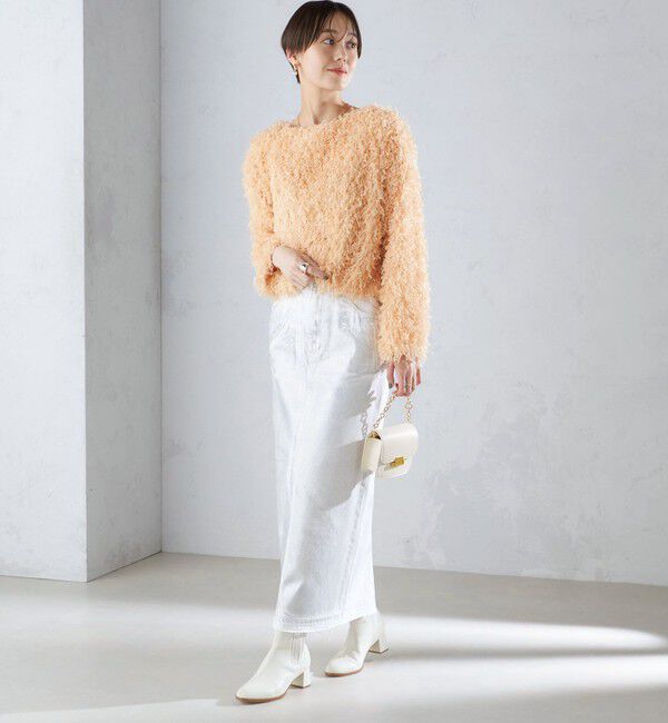 SHIPS for women「〈手洗い可能〉フェザー ヤーン プルオーバー 24SS ◇」|プルオーバー|
