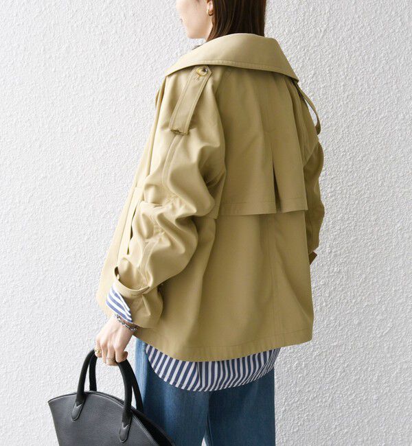 SHIPS any「SHIPS any: 〈洗濯機可能〉ショート トレンチ コート」|トレンチコート|