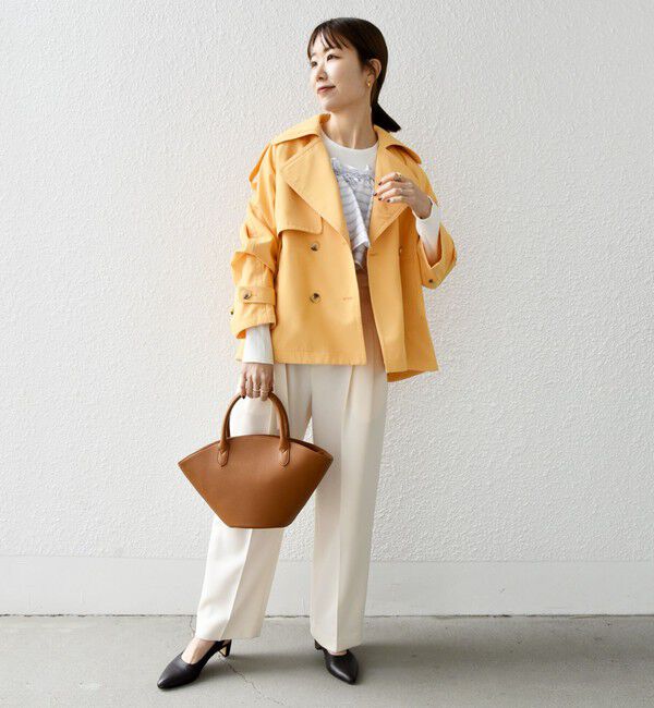 SHIPS any「SHIPS any: 〈洗濯機可能〉ショート トレンチ コート」|トレンチコート|