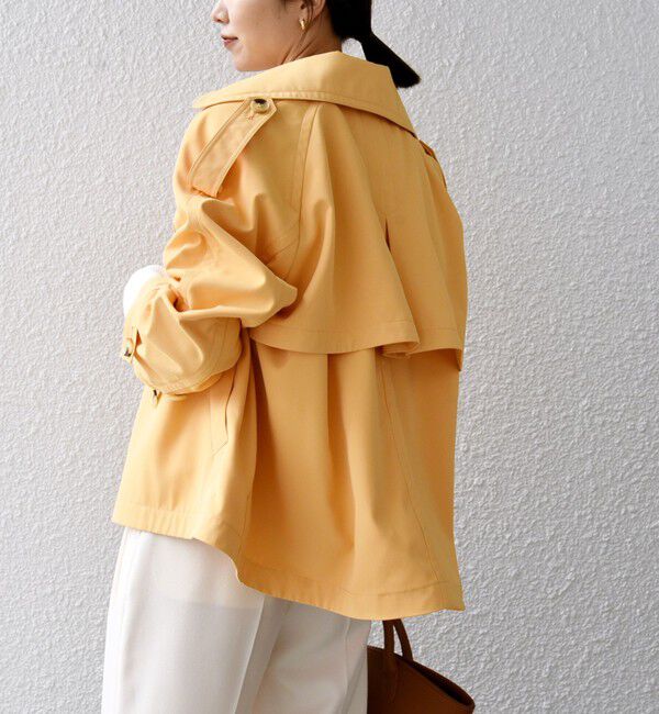 SHIPS any「SHIPS any: 〈洗濯機可能〉ショート トレンチ コート」|トレンチコート|