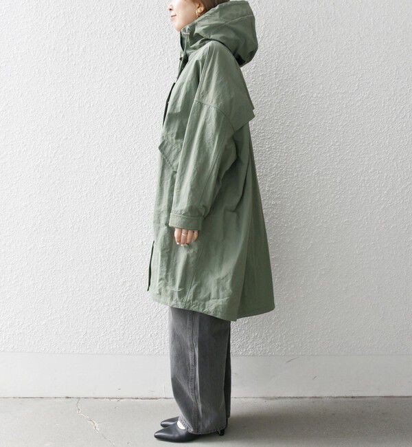 SHIPS any「SHIPS any:〈洗濯機可能〉オーバー フーディ ブルゾン コート」|その他|