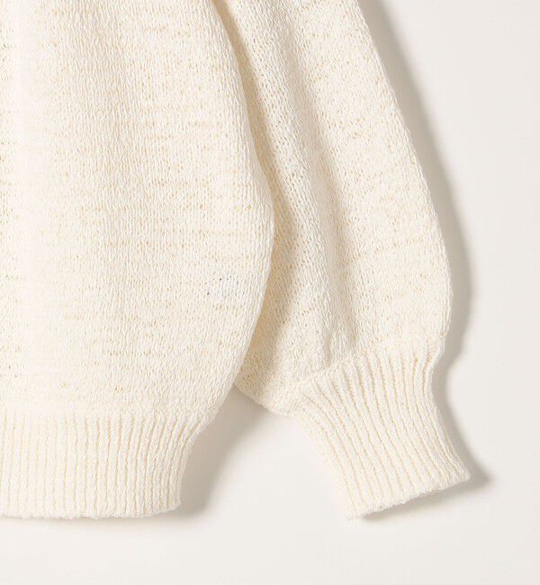 SHIPS any「SHIPS any:〈手洗い可能〉テープヤーン バックリボン ニット プルオーバー」|ニット・セーター|