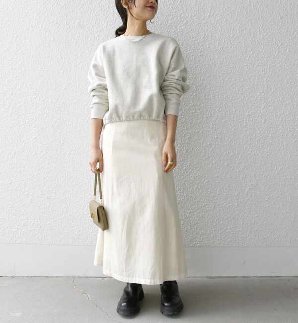 SHIPS any「SHIPS any:〈洗濯機可能〉オーバーダイ バック レースアップ スカート」|スカート|