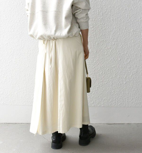 SHIPS any「SHIPS any:〈洗濯機可能〉オーバーダイ バック レースアップ スカート」|スカート|