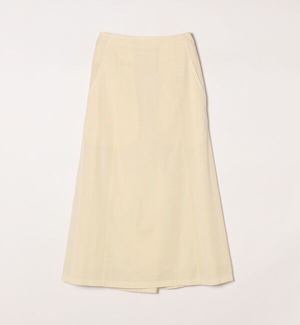 SHIPS any「SHIPS any:〈洗濯機可能〉オーバーダイ バック レースアップ スカート」|スカート|