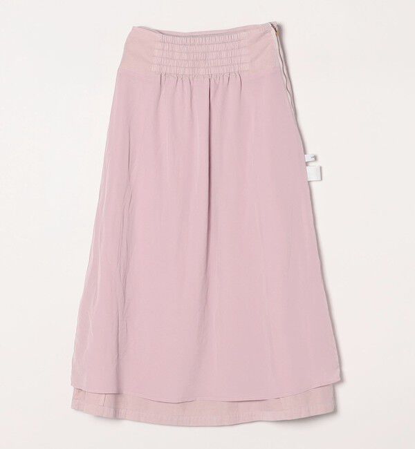 SHIPS any「SHIPS any:〈洗濯機可能〉オーバーダイ バック レースアップ スカート」|スカート|