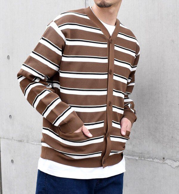 SHIPS any「SHIPS any: 〈手洗い可能・軽量〉 シャロー Vネック スポンディッシュ カーディガン◇」|カーディガン|