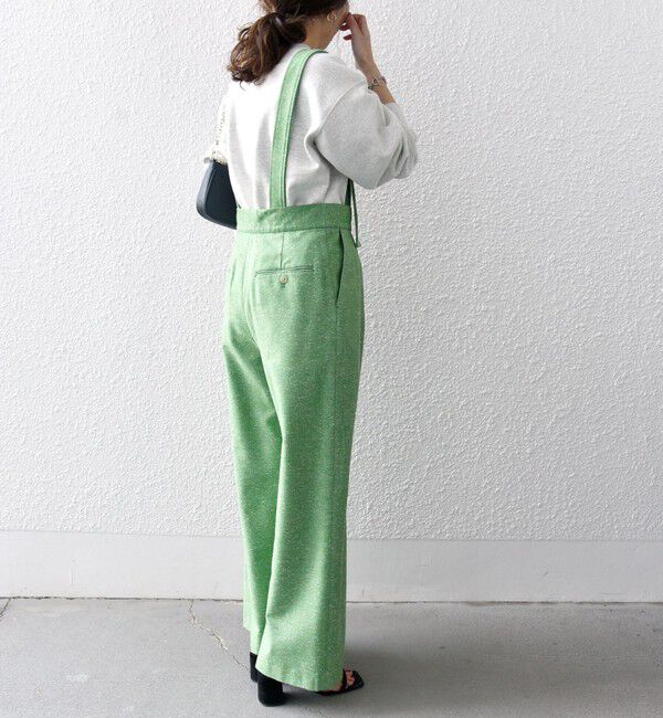 SHIPS any「SHIPS any:〈手洗い可能〉ネップヤーン サスペンダー パンツ」|その他|