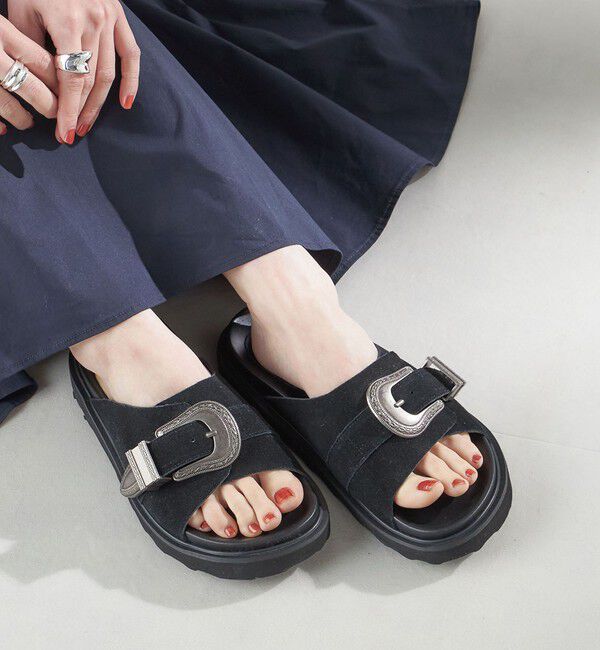 SHIPS for women「MOHI:BIG BACKLE SANDAL◇」|サンダル|