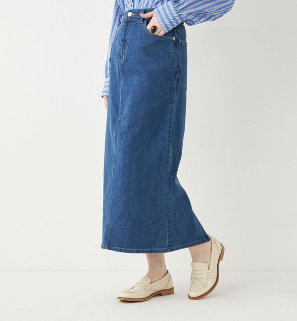 SHIPS Colors 「SHIPS Colors:〈洗濯機可能〉デニム タイト スカート◇」|タイト|