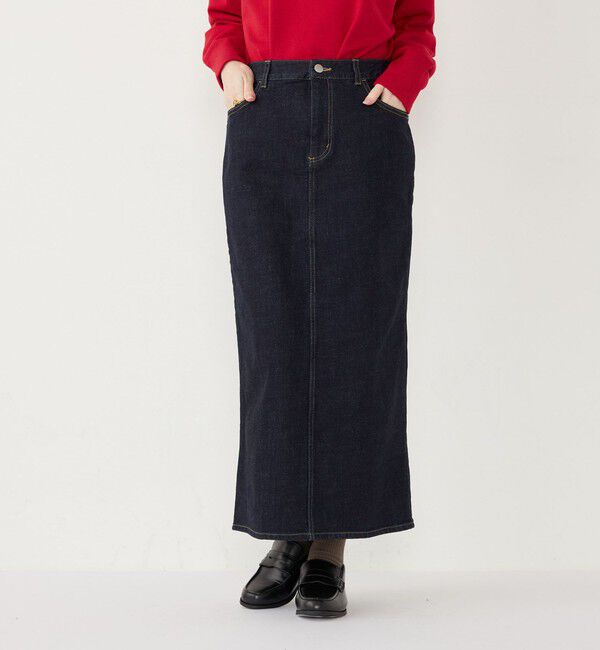 SHIPS Colors 「SHIPS Colors:〈洗濯機可能〉デニム タイト スカート◇」|タイト|