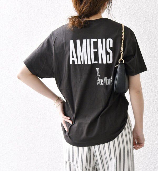 SHIPS any「La Hutte:〈洗濯機可能〉デザイン ロゴ  プリント TEE」|Tシャツ・カットソー|