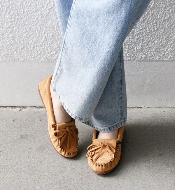 SHIPS for women「MINNETONKA:KILTY HARDSOLE」|モカシン|キャメル