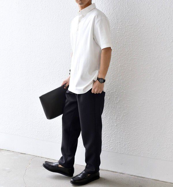 SHIPS any「SHIPS any:〈接触冷感/遮熱/UVカット機能等〉サマーファンクション 鹿の子 ボタンダウンポロシャツ◆」|ポロシャツ|