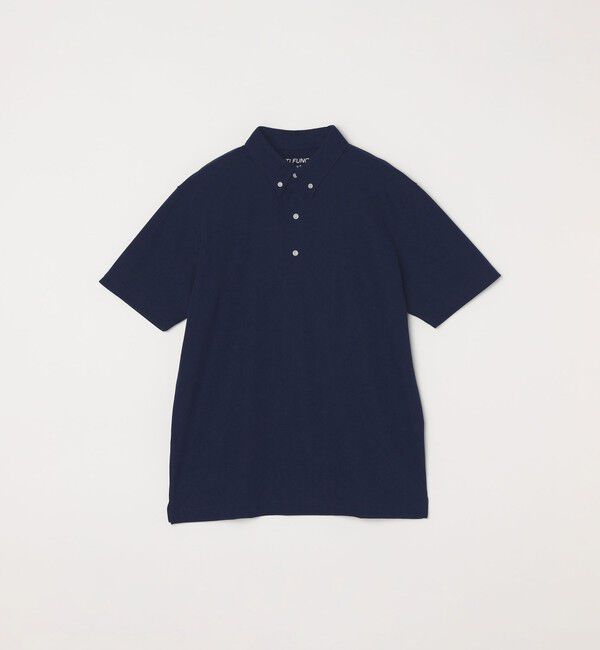 SHIPS any「SHIPS any:〈接触冷感/遮熱/UVカット機能等〉サマーファンクション 鹿の子 ボタンダウンポロシャツ◆」|ポロシャツ|