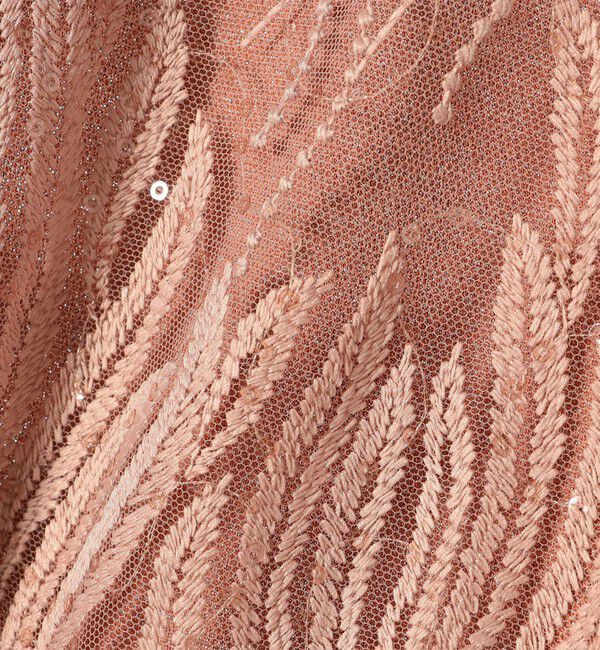 SHIPS for women「kaene:スパンコール 刺繍 ワンピース（セレモニー対応可）」|ワンピース|