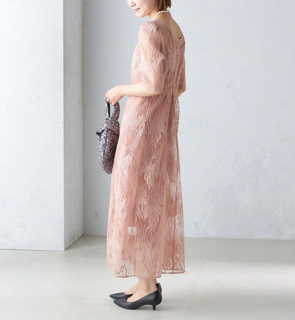 SHIPS for women「kaene:スパンコール 刺繍 ワンピース（セレモニー対応可）」|ワンピース|