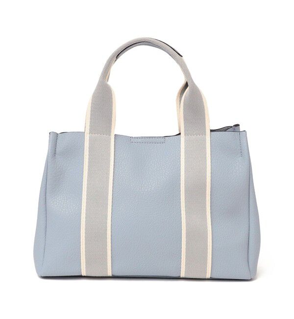 SHIPS any「【WEB限定】SHIPS any: ライン テープ ハンドル トート バッグ」|ハンドバッグ|