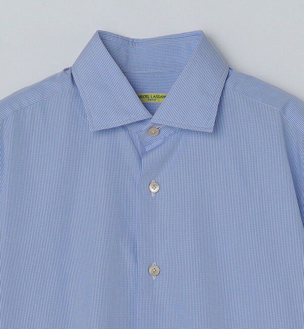 SHIPS「MARCEL LASSANCE: WIDE COTTON POPLIN CHECK SHIRT」|シャツ・ブラウス|