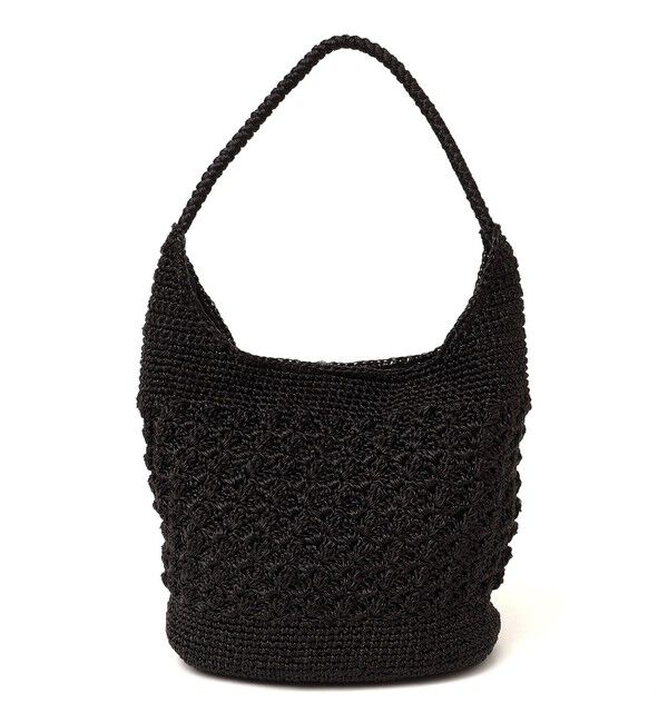 SHIPS Colors 「SHIPS Colors:メタリック クロシェ バッグ◇」|かごバッグ|