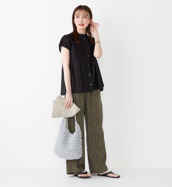 SHIPS Colors 「SHIPS Colors:メタリック クロシェ バッグ◇」|かごバッグ|