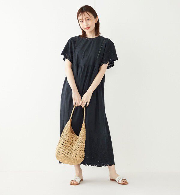 SHIPS Colors 「SHIPS Colors:メタリック クロシェ バッグ◇」|かごバッグ|