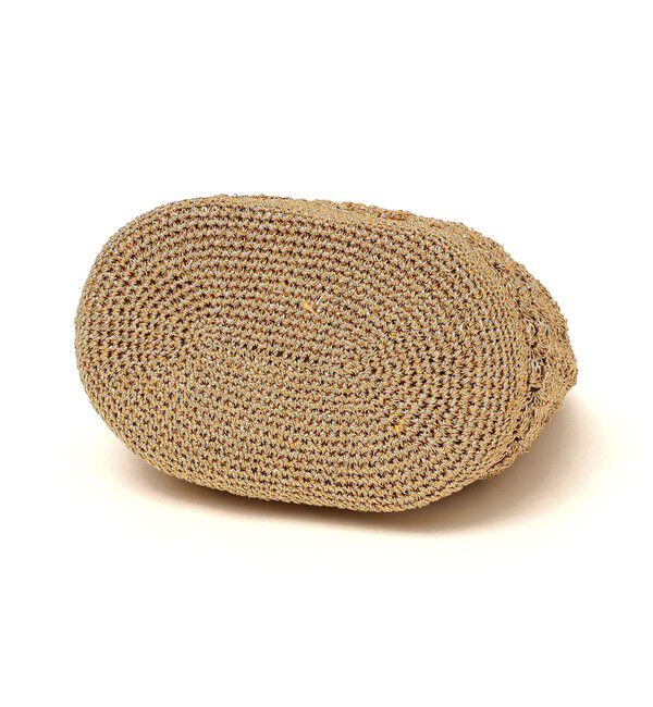 SHIPS Colors 「SHIPS Colors:メタリック クロシェ バッグ◇」|かごバッグ|