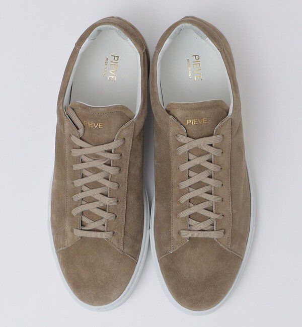 SHIPS「【SHIPS別注】PIEVE: カーフ スウェード レザー スニーカー」|スニーカー|