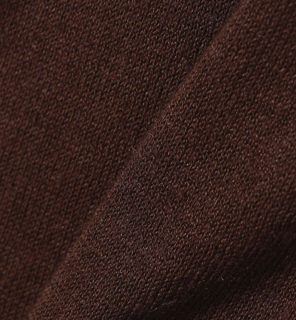 SHIPS any「SHIPS any:〈手洗い可能〉リネン ミックス ワイド パフ クルーネック シアー カーディガン」|カーディガン|