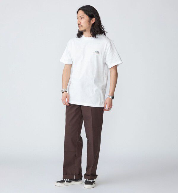 SHIPS「【WEB限定】SHIPS: STYLISH STANDARD ロゴ 刺繍 Tシャツ」|Tシャツ・カットソー|