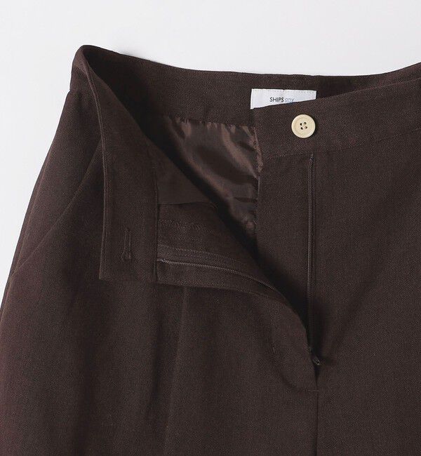 SHIPS any「SHIPS any:〈洗濯機可能〉リネン ミックス ショート パンツ」|その他|