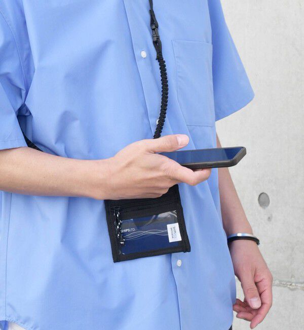SHIPS any「【SHIPS any別注】BYON BYON: マルチ ID パス ケース スマホストラップ◇」|ストラップ|