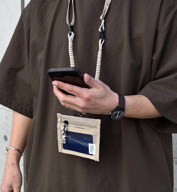 SHIPS any「【SHIPS any別注】BYON BYON: マルチ ID パス ケース スマホストラップ◇」|ストラップ|