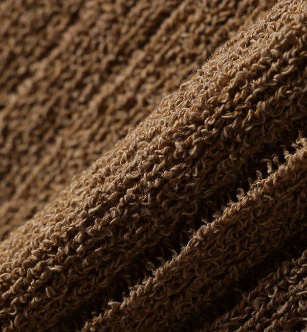 SHIPS any「SHIPS any:〈手洗い可能〉ブークレヤーン ワイドリブ ニット ワンピース」|ワンピース|