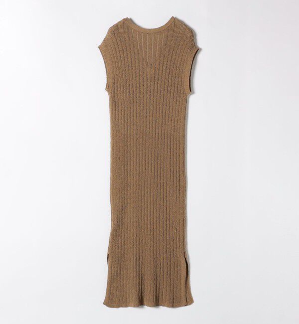 SHIPS any「SHIPS any:〈手洗い可能〉ブークレヤーン ワイドリブ ニット ワンピース」|ワンピース|