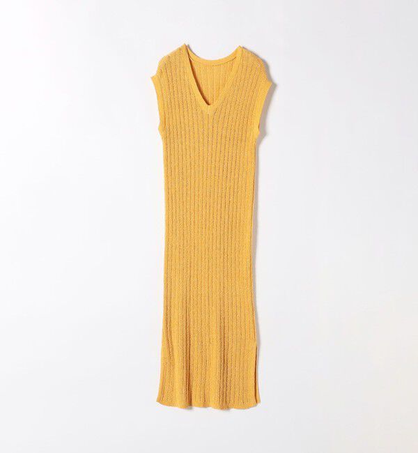 SHIPS any「SHIPS any:〈手洗い可能〉ブークレヤーン ワイドリブ ニット ワンピース」|ワンピース|