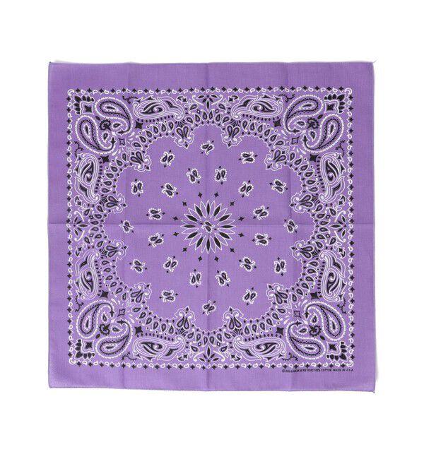 SHIPS for women「 USA PAISLEY BANDANNAS:ペイズリー バンダナ」|バンダナ・スカーフ|ラベンダー