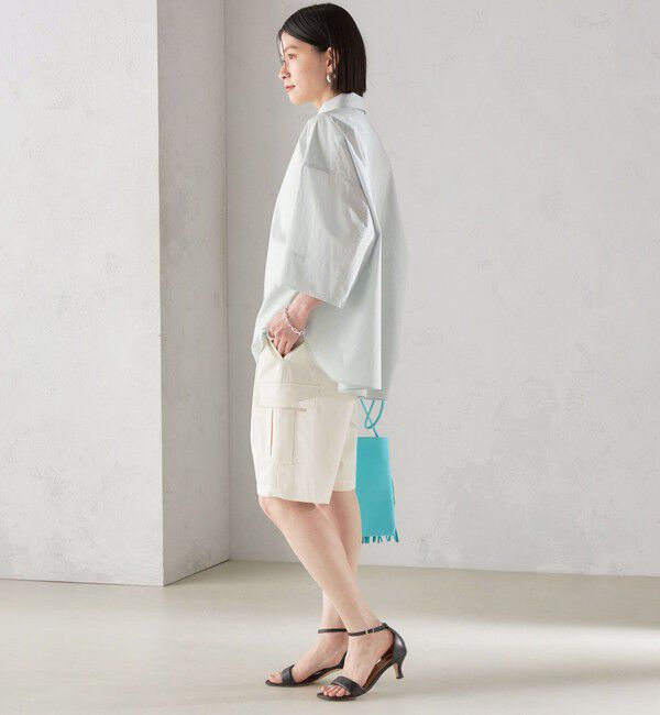 SHIPS for women「〈手洗い可能〉ハイカウント ハーフ パンツ」|その他|