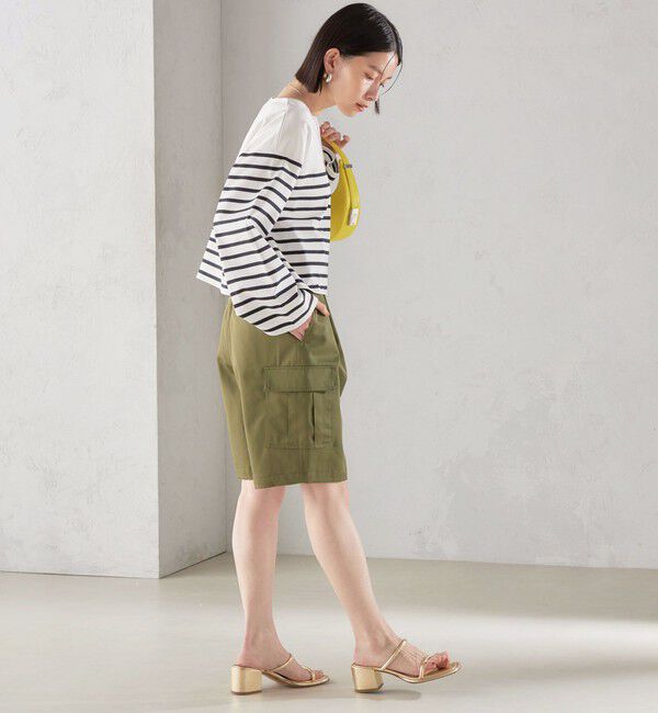 SHIPS for women「〈手洗い可能〉ハイカウント ハーフ パンツ」|その他|