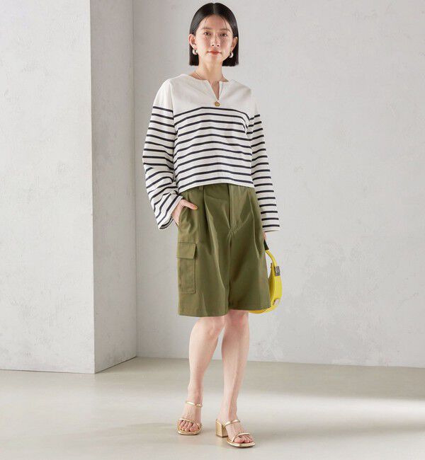 SHIPS for women「〈手洗い可能〉ハイカウント ハーフ パンツ」|その他|