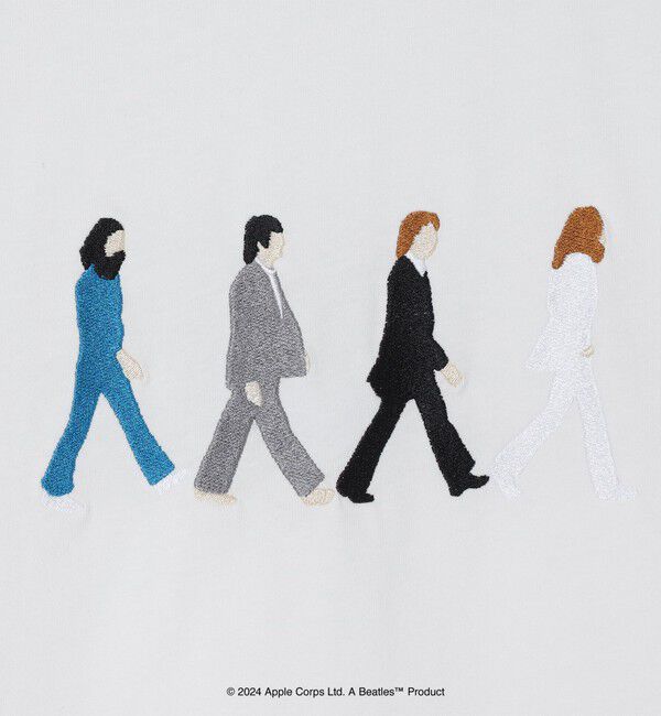 SHIPS「【WEB限定】SHIPS: THE BEATLES エンブロイダリー Tシャツ 24SS」|Tシャツ・カットソー|