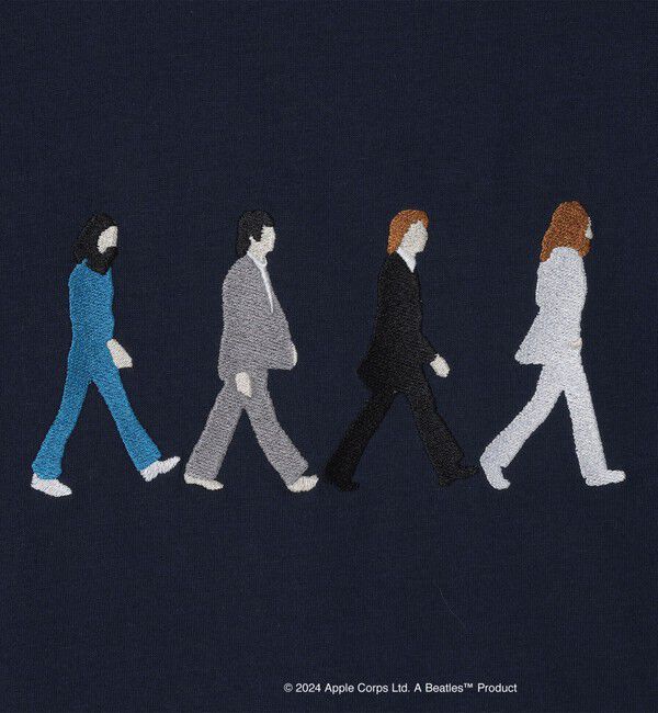 SHIPS「【WEB限定】SHIPS: THE BEATLES エンブロイダリー Tシャツ 24SS」|Tシャツ・カットソー|