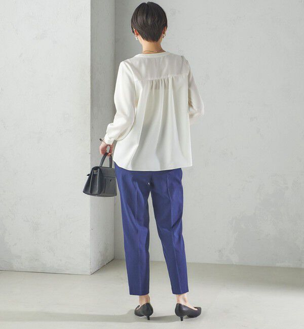 SHIPS for women「〈手洗い可能／UVカット〉ドライ オックス テーパード パンツ」|その他|