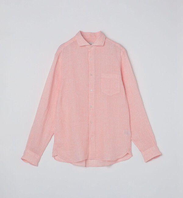 SHIPS Colors 「SHIPS Colors:〈洗濯機可能〉リネン セミワイドカラー シャツ」|シャツ・ブラウス|