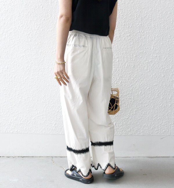 SHIPS any「bon_meur:〈洗濯機可能〉ブランケット エンブロイダリー パンツ」|その他|