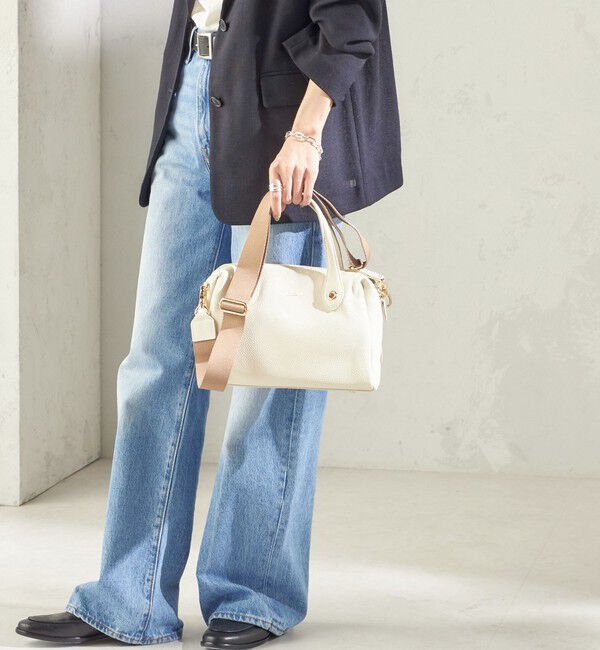 SHIPS for women「BEAURE:SQ TAPE BOSTON」|ボストンバッグ|ナチュラル